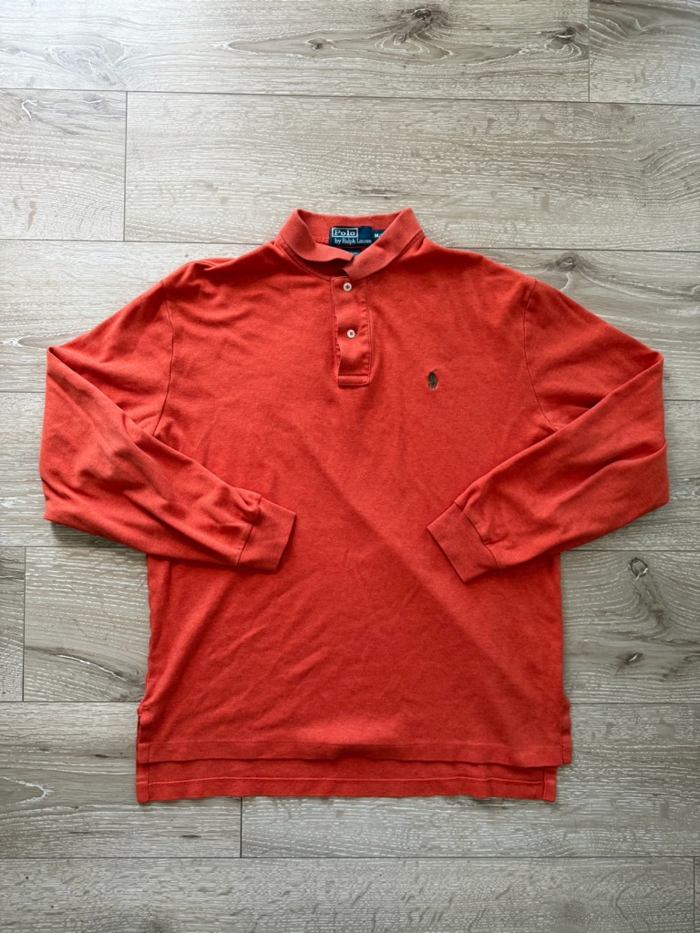 Polo by Ralph Lauren Long-Sleeve Polo Shirt - Orange